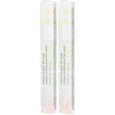 Clinique Cream Shaper For Eyes 101 Black x2 2x1,2 g Stifte