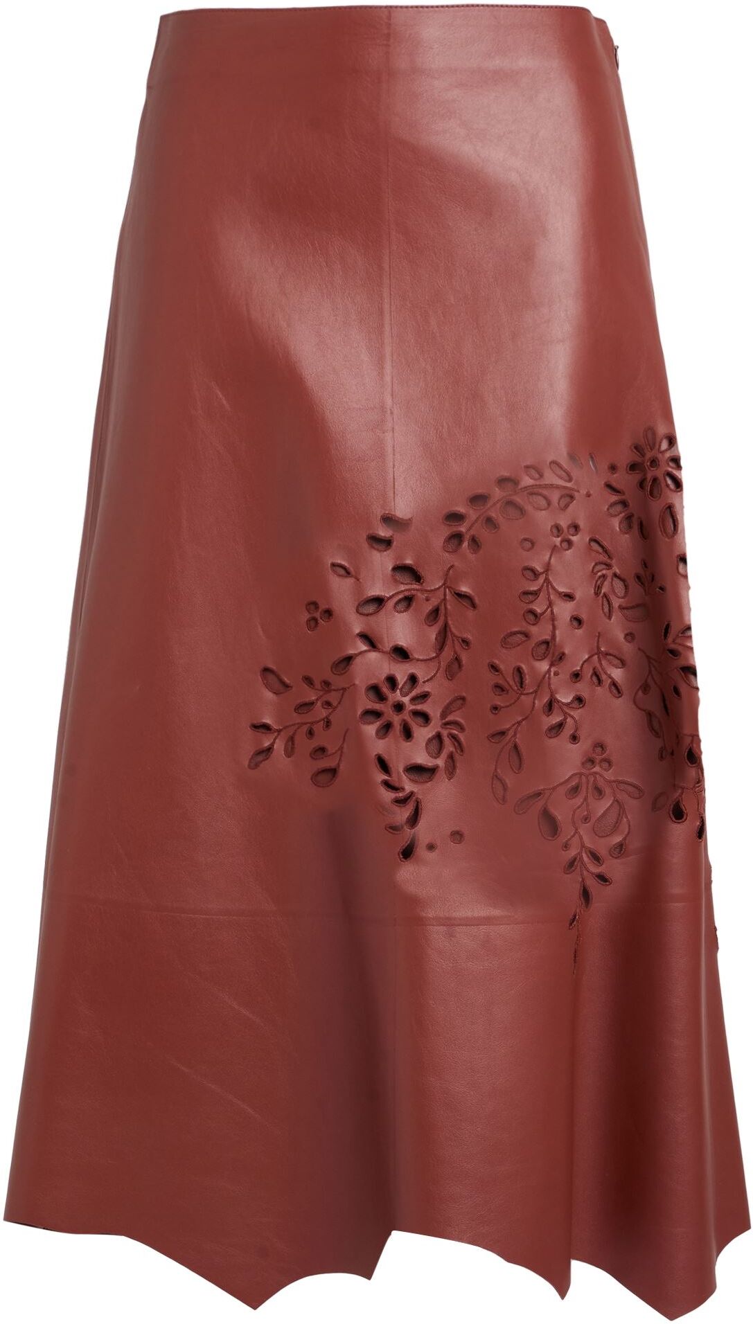 Chloé Falda midi Mujer Marrón 34 Mujer