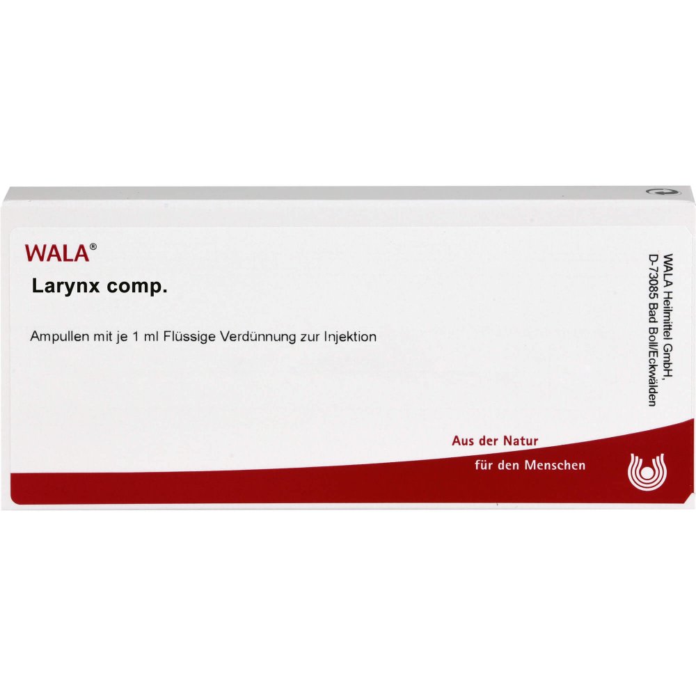 WALA Heilmittel GmbH Larynx Comp.ampullen 02086000