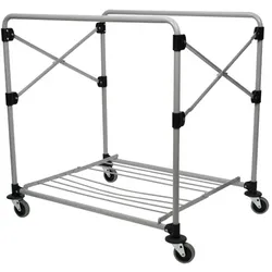 Wäschewagen Rubbermaid Wäschesammler X-Cart Rahmen 300 L zusammenklappbarer Rahmen aus pulverbeschichtetem Stahl
