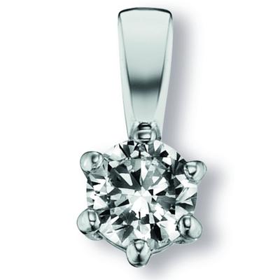 Kettenanhänger ONE ELEMENT "Zirkonia Anhänger aus 925 Silber", silber, Schmuckanhänger, Damen, mit Zirkonia, Silber 925 (Sterlingsilber), Kettenanhänger, Persönlicher Akzent – schlicht, modern, aussagekräftig