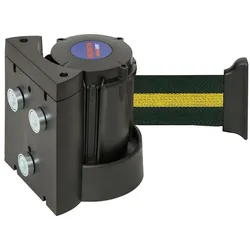 Moravia, Absperrung, MORION Wandgurt, Magnetisch 4 m Gurtband schwarz-gelb-schwarz
