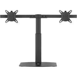 ACT Monitor Desk Stand, 2 screens up to 27ö, with gas spring (Tisch, 27", 12 kg), Monitor Halterung, Schwarz