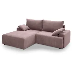 Exxpo by Gala Ecksofa mit Funktion Orinoco Cord Old Rose