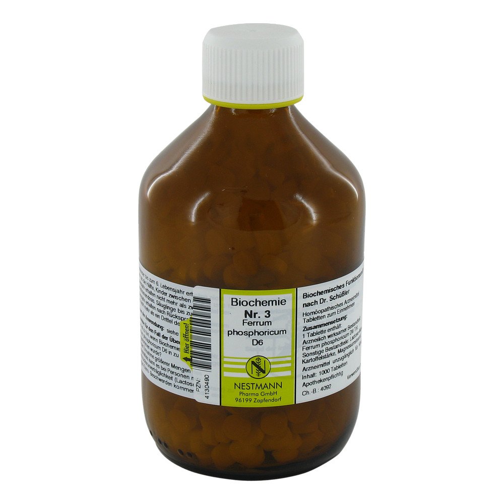 NESTMANN Pharma GmbH Biochemie 3 Ferrum phosphoricum D6 Tabletten 04130490