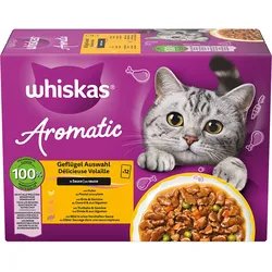 Whiskas Whiskas Multipack 1+ Geflügel Auswahl in Sauce 4x1.02 kg
