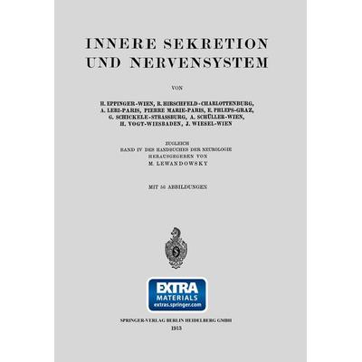 Innere Sekretion und Nervensystem, Taschenbuch von Hans Eppinger, Springer Berlin, 978-3-662-34272-5