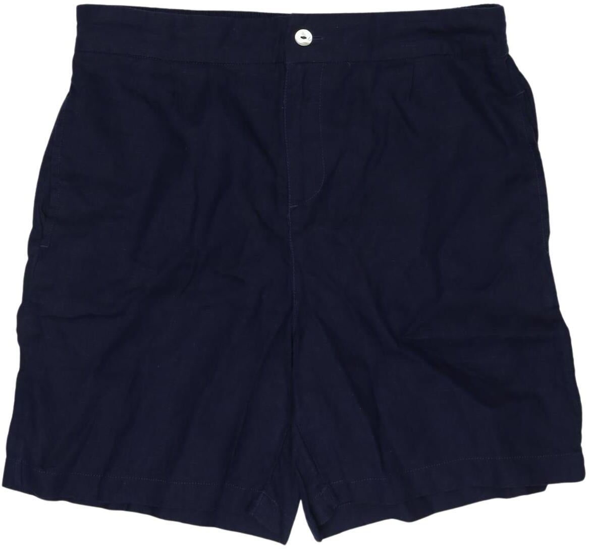Tahari Arthur S. Levine Damen Shorts, Marineblau, Gr. M, Leinen - Second Hand