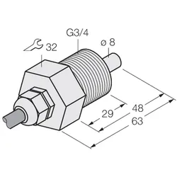 Turck Eintauchsensor FCS-GL3/4T-NA