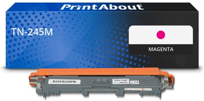 PrintAbout Toner compatible Brother TN-245M - Magenta - Grande capacité Magenta