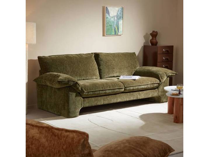 NOUS Living 3-zitsbank Woodstock - groen