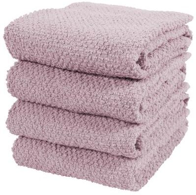 KAF Home Deluxe Popcorn Terry Kitchen Towels, Cotton Kitchen Dish Towels, Set of 4 - N/A