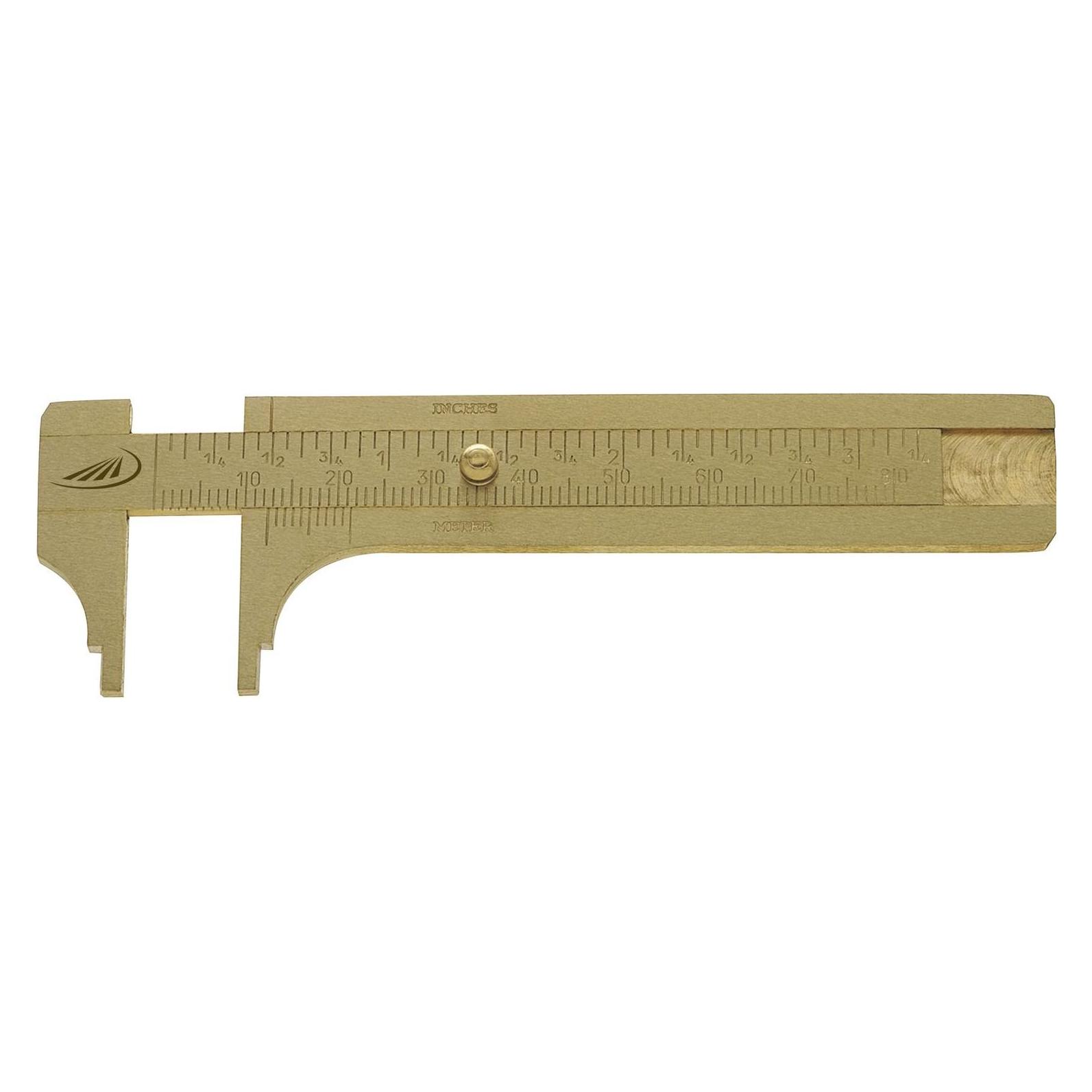 Helios Preisser Knopfmass Messing Messbereich 0-100 mm (10 cm) (32709469)