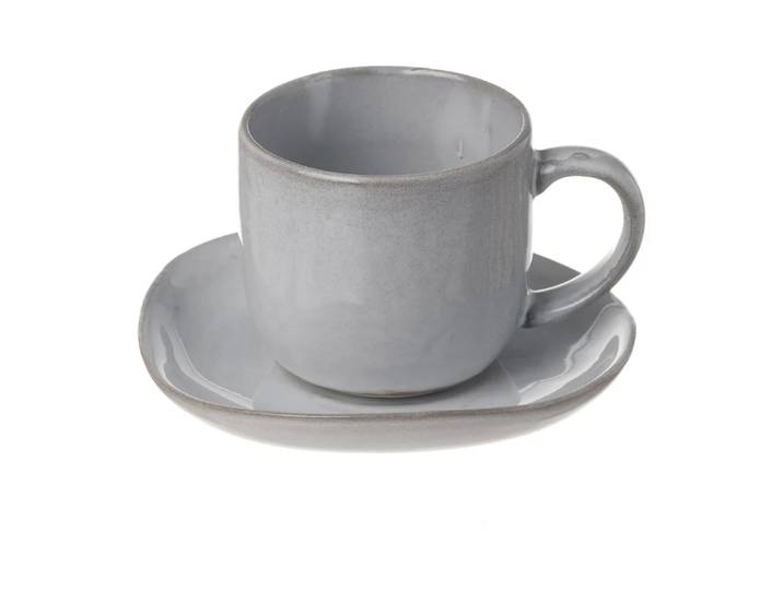 Heirol Tasse avec soucoupe Heirol x Nosse Svelte 12 cl Stone