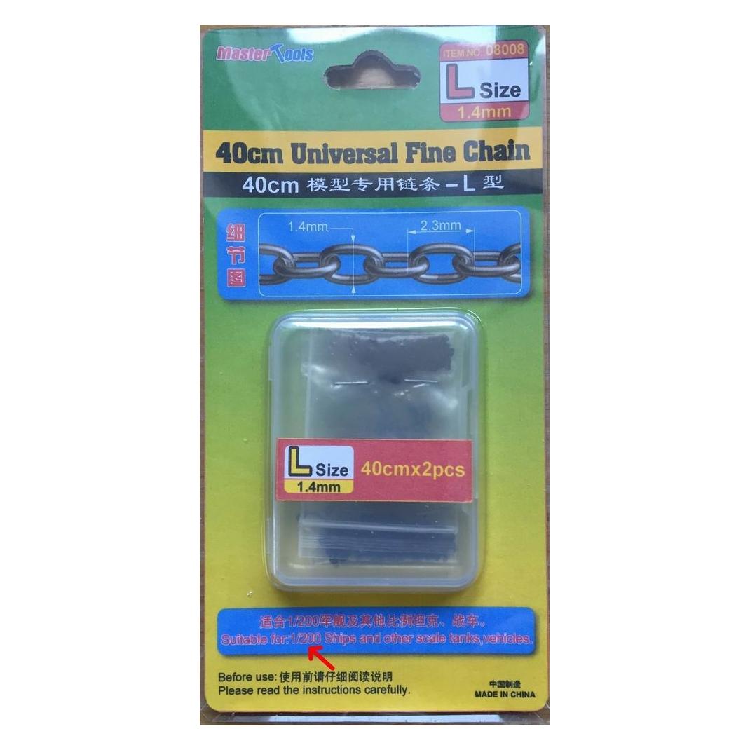 Master Tools 40CM Universal Fine Chain L Size 1.4mmX2.3mm (08008)