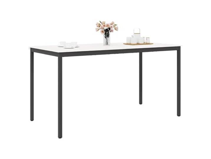 vidaXL Bartisch Weiß 200 x 100 x 105 cm Massives Kiefernholz