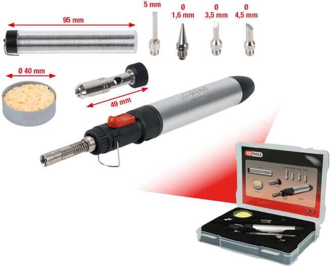 Micro set de soudure, 8 pcs. ; KS Tools (960.1265)