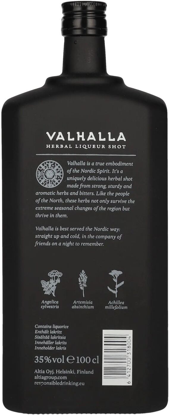 Koskenkorva VALHALLA Herb Liqueur 35% Vol. 1l