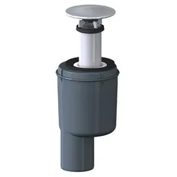 DALLMER Duschwannenablauf TELOS V, senkrecht, Haube verchromt, DN 50, 150219 150219