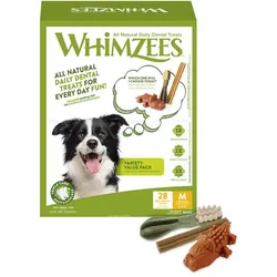 Whimzees Dog Snack Variety Value Box M | 28 Stück