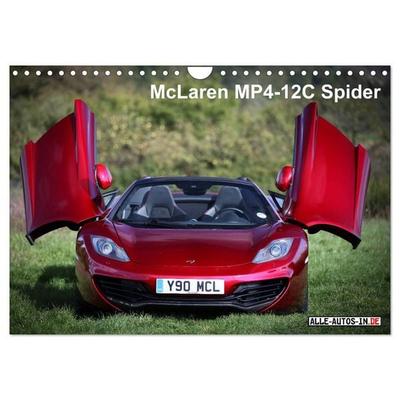 McLaren MP4-12C Spider (Wandkalender 2026 DIN A4 quer), CALVENDO Monatskalender
