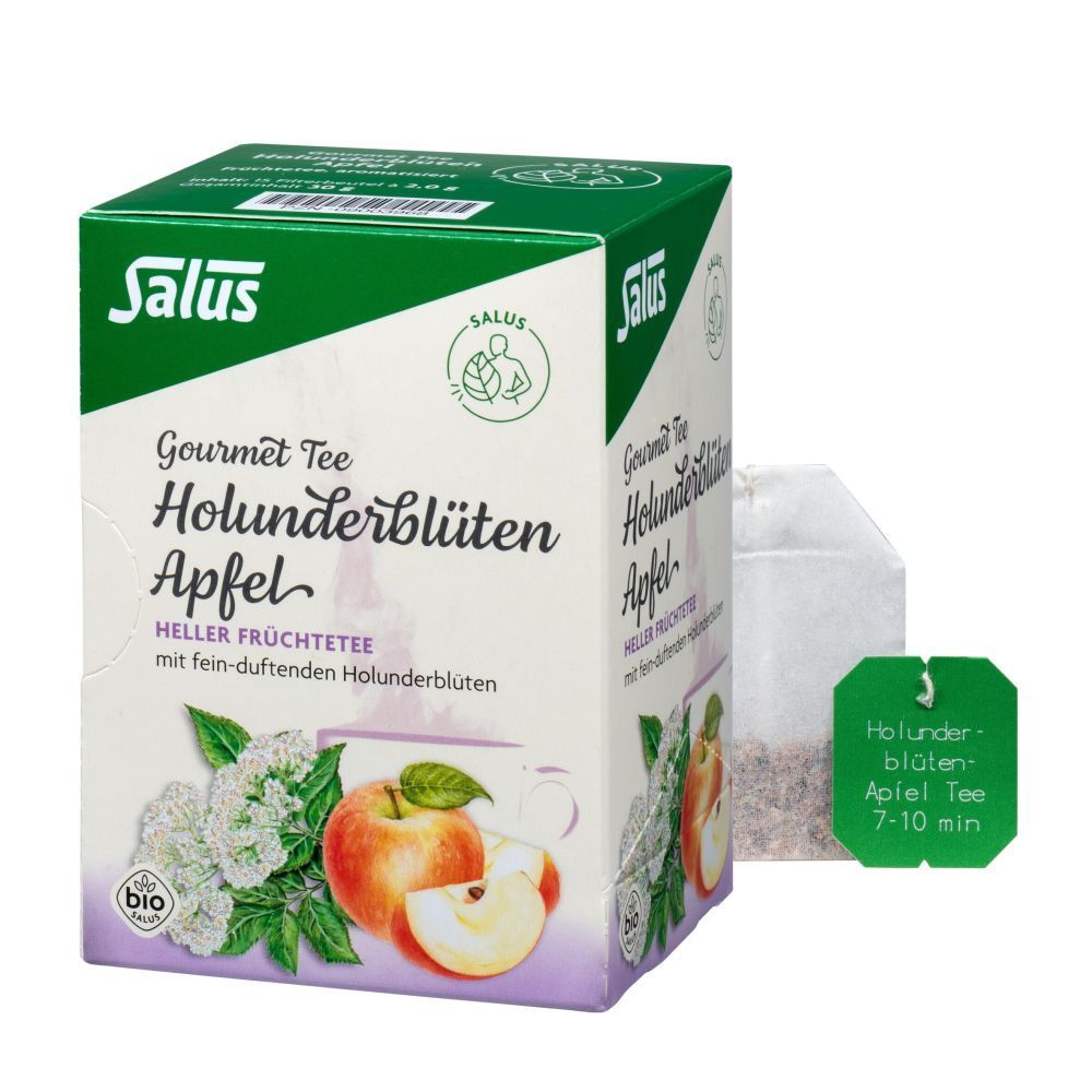 Holunderblüten Apfel Tee Salus Filterbeutel 15 St
