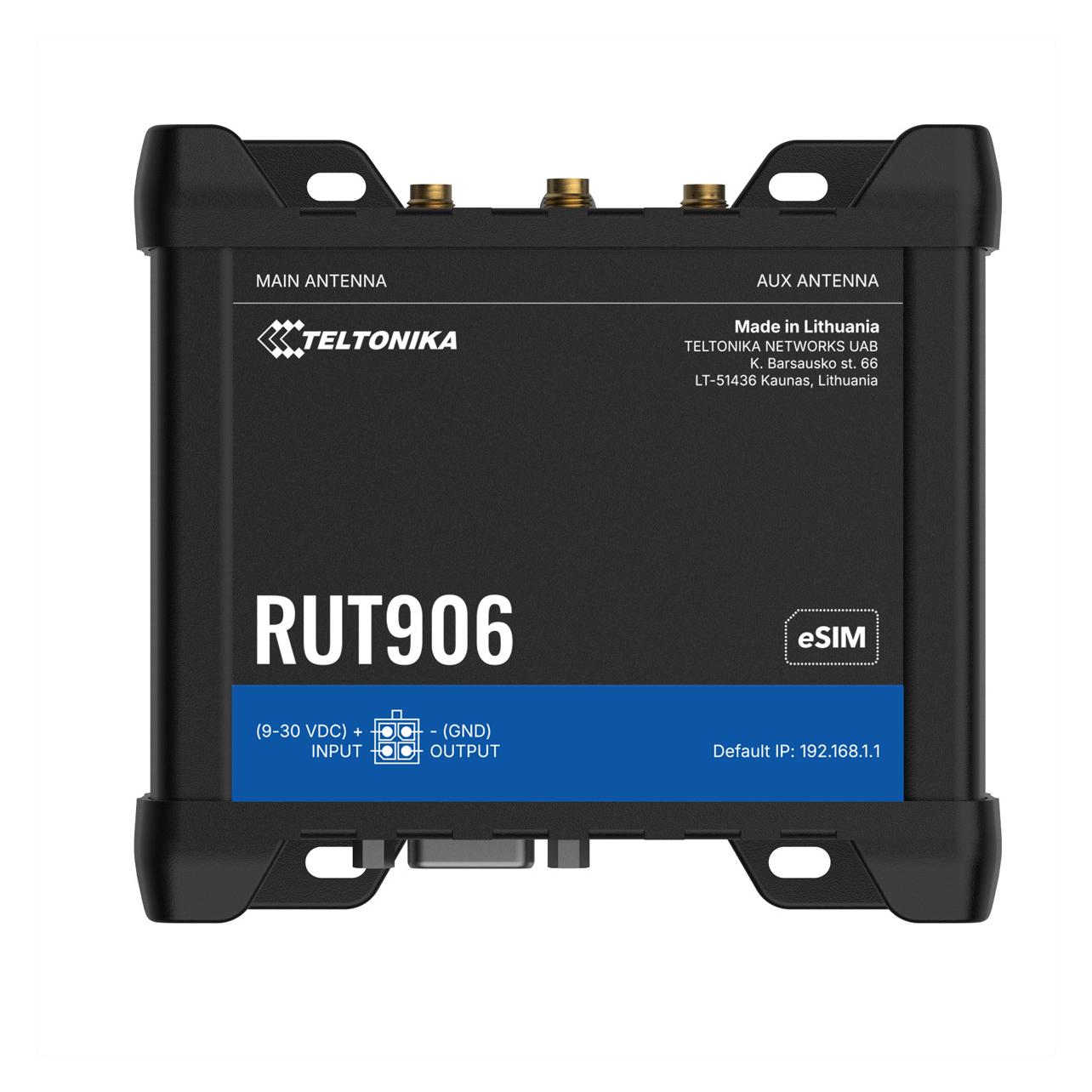 Teltonika . Router . RUT906 . LTE Modem Router/WLAN . eSIM (RUT906030700)