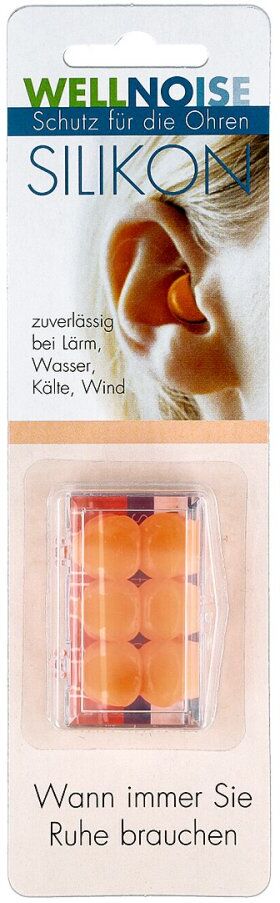 Wellnoise Ohrenstopfen orange Blister