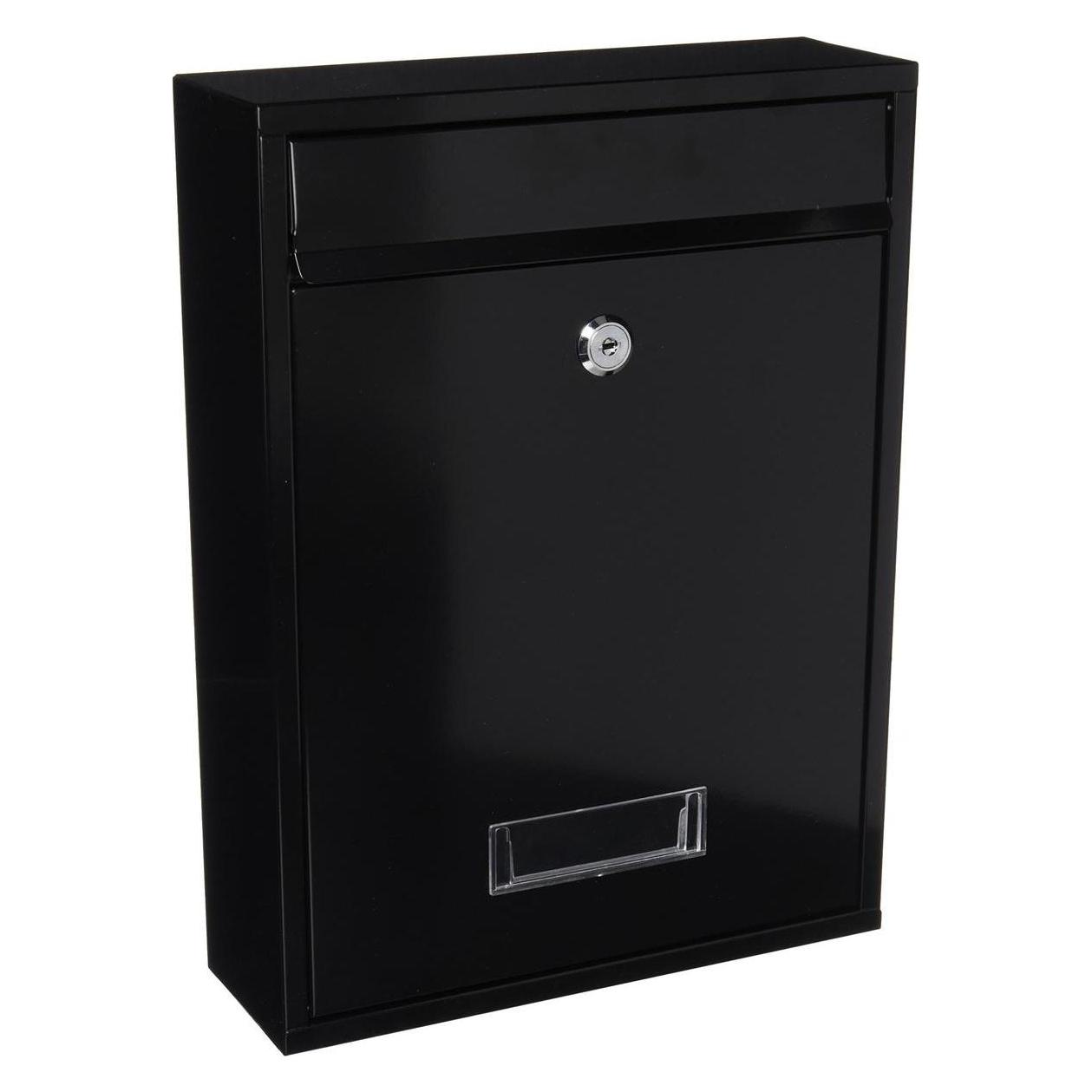 Toya VOREL Mailbox 360 x 260 x 80mm Black 78555 (26 x 36 x 8 cm) (?78555)