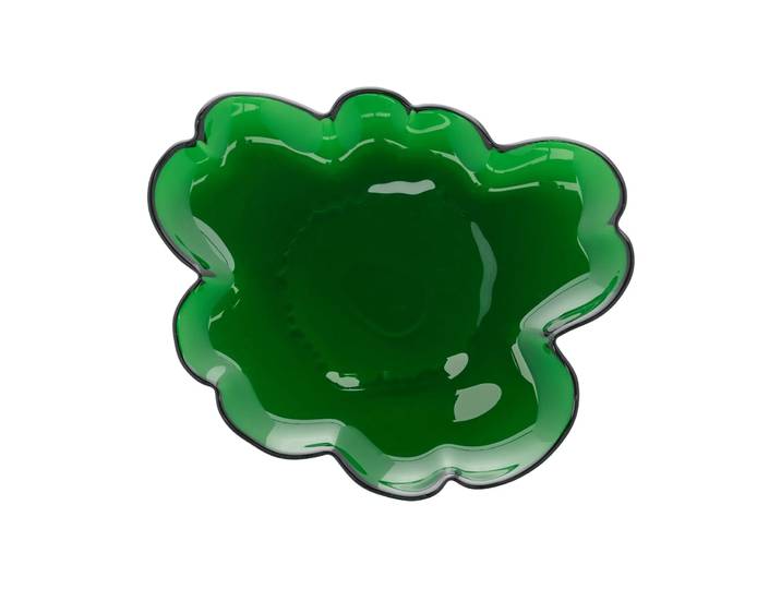 Marimekko Assiette en verre Unikko 20 cm Vert