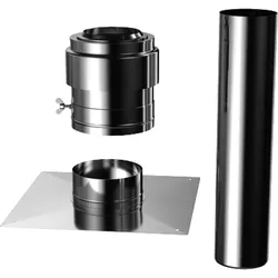 Schachtabdeckung DN250 Edelstahl Abgassystem