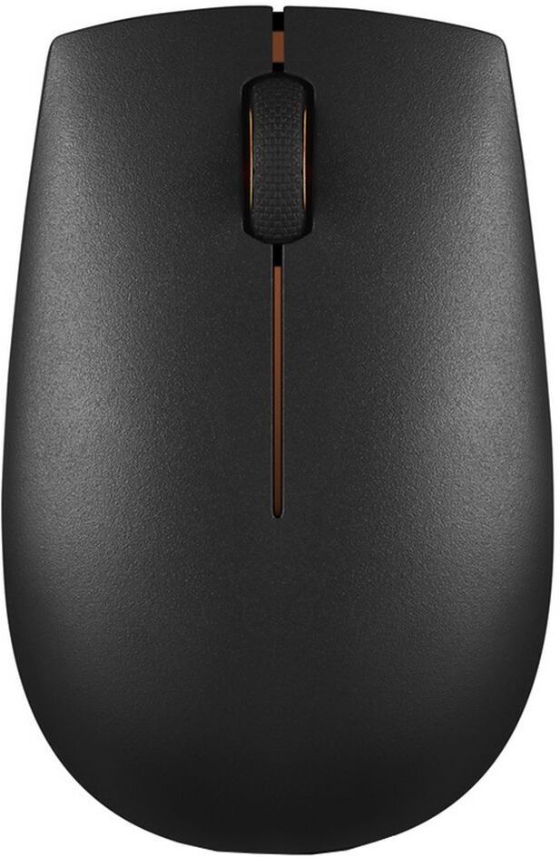 Lenovo 300 Wireless Compact Mouse 1000 DPI 2.4GHz Nano USB Receiver - Black