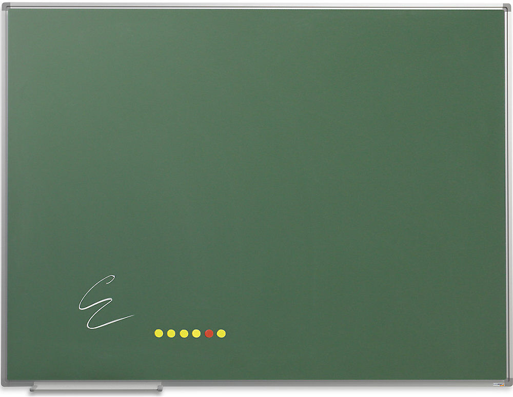 Kreidetafel, Tafelfarbe Grün, BxH 1500 x 1000 mm eurokraft basic