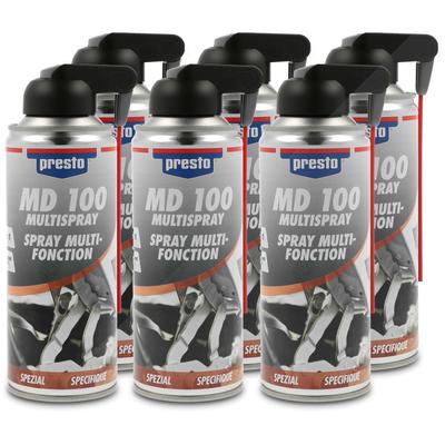 Presto 6x 400 ml MD 100 Multispray mit 2-wege Sprühkopf [Hersteller-Nr. 157165]