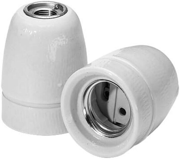 Houben Fassung E27 Porz, ws, M10x1 535685)