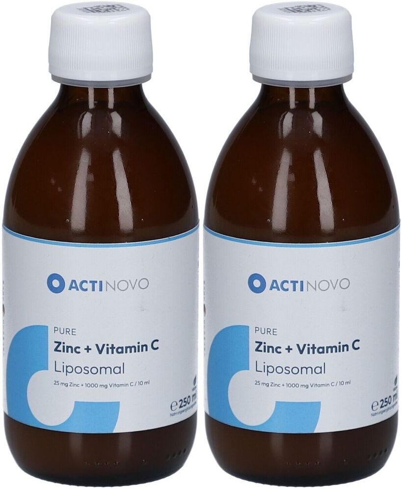 ACTINOVO Liposomales Zink + Vitamin C 2x 2x250 ml Lösung zum Einnehmen