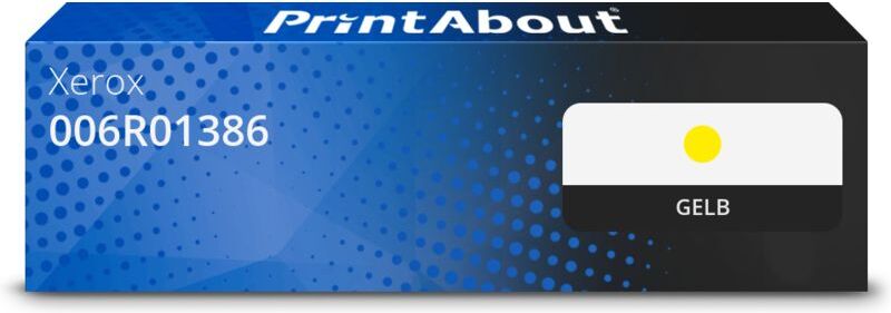 PrintAbout Toner kompatibel mit Xerox 006R01386 - Gelb - Extra hohe Kapazität