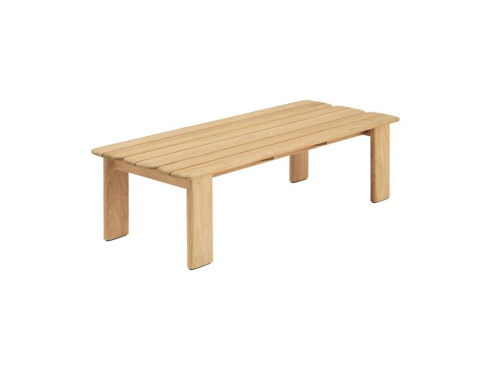 Muuto Assemble Couchtisch Teak, 135x55 cm