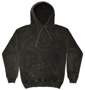 Tie-Dye CD8300 Mineral Wash Fleece Pullover T-Shirt in Black size Large   Cotton/Polyester Blend 8300, T8300R