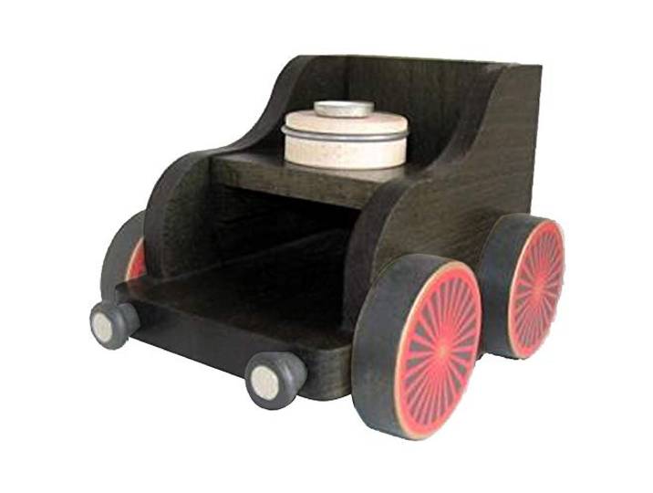KWO Olbernhau 75825 Eisenbahnwagen, 12 cm, schwarz