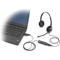 HP Poly Adapter DA85 MS QD auf USB-A oder USB-C, Headset Zubehör