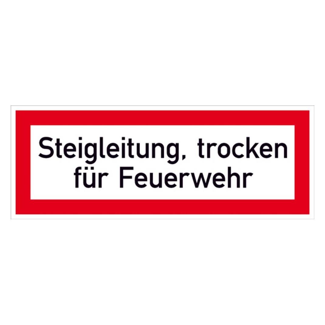Wolk 21.2880 Hinweisschild Steigleitung trocken Folie selbstklebend B x (21.2880)