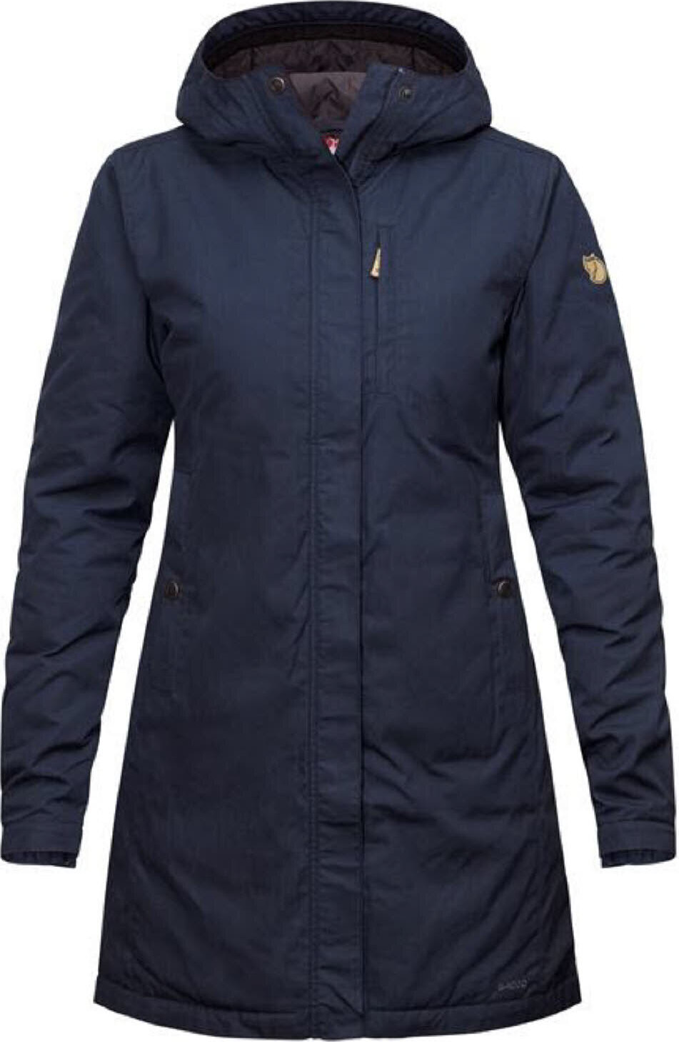 Fjällräven Kiruna, Anorak, Weiblich, Erwachsener, Reißverschluss, Baumwolle, Polyester, Navy