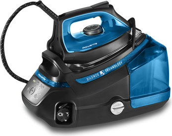 Rowenta DG9222, Dampfbügelstation mit Druckdampf, 2800 W, 480 g/min, Mikrodampf 400 HD Laser-Grundplatte, 7,5 bar, 1,3 l