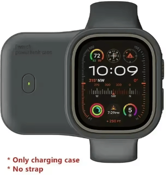 Inspire Essentials Portable Apple Watch Wireless Charger Power Bank midnight Blue