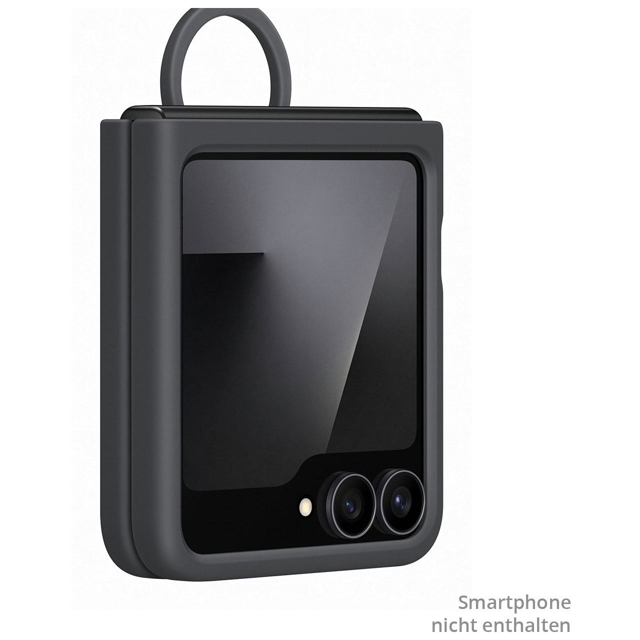 Samsung Silicone Case with Ring Black, für Galaxy Flip6 / Flip7 FE