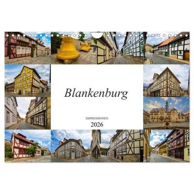 Blankenburg Impressionen (Wandkalender 2026 DIN A4 quer), CALVENDO Monatskalender