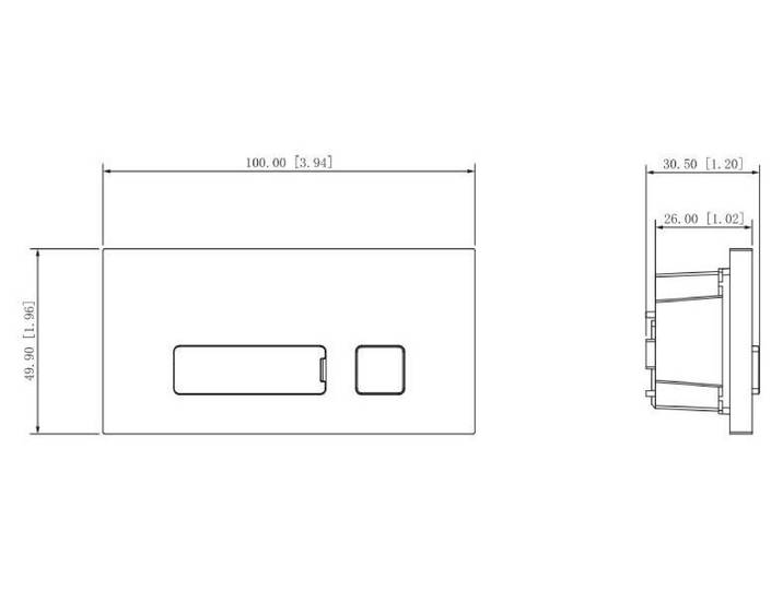 DAHUA DHI-VTO4202FB-MB1 - Ein-Tasten-Modul - Schwarz