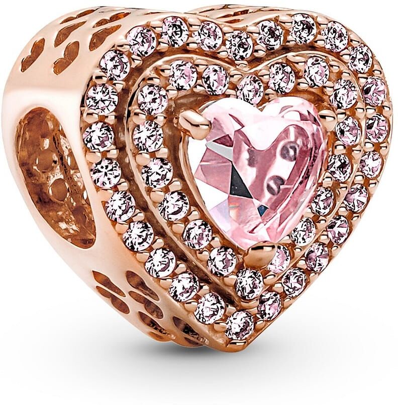 Charm Pandora Abyme De Cœurs Scintillants Femme
