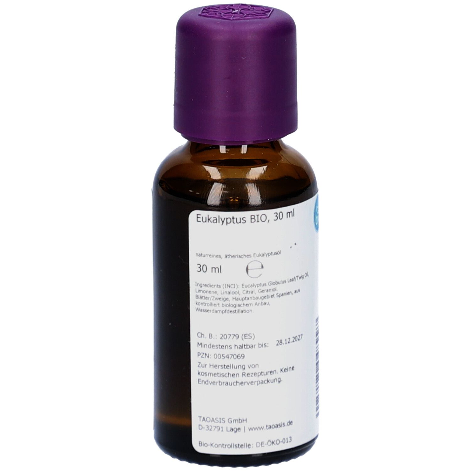 Eukalyptus ÖL Bio 30 ml Ätherisches Öl